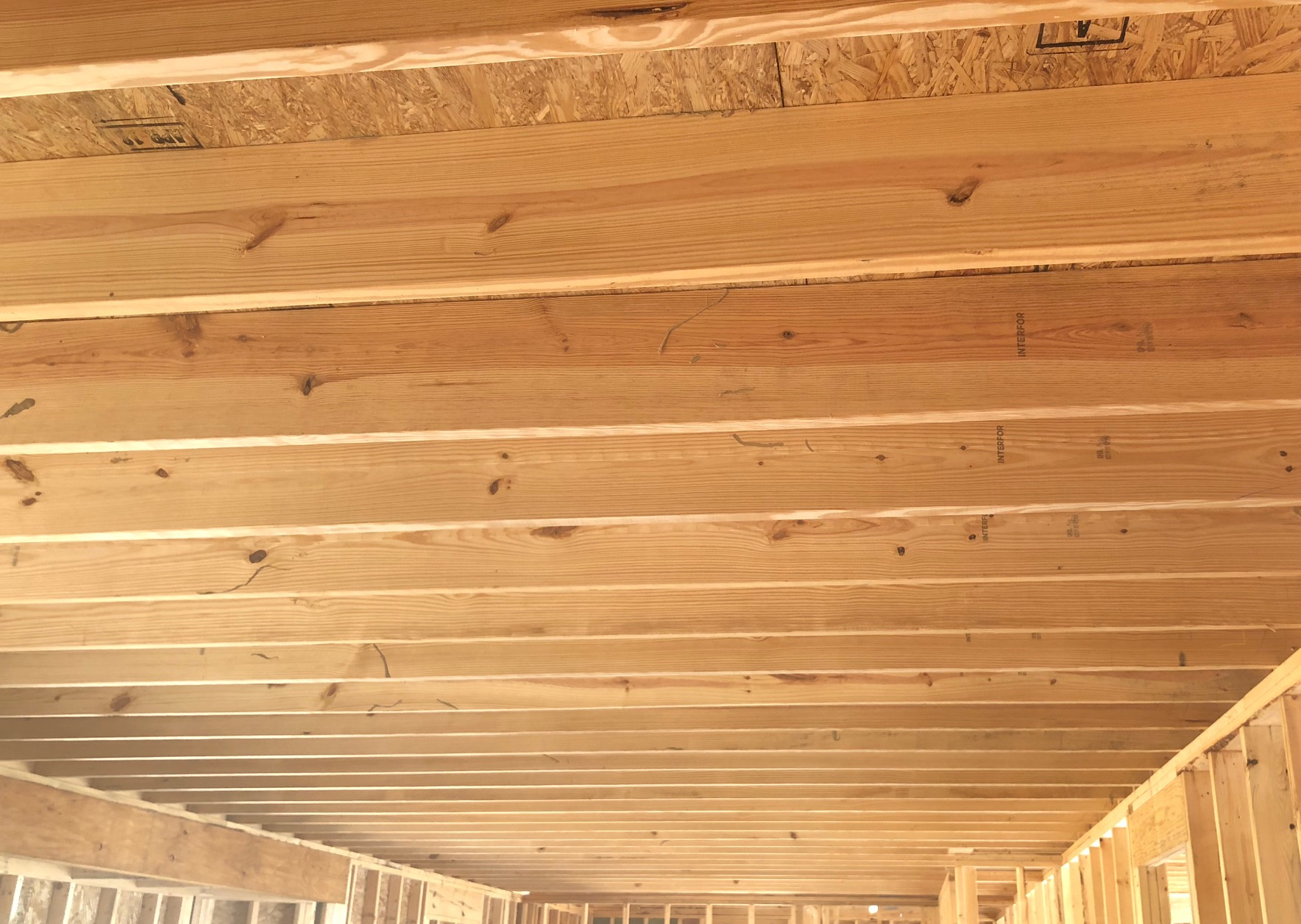 Yellow Pine Ceiling Joist Span Chart Shelly Lighting